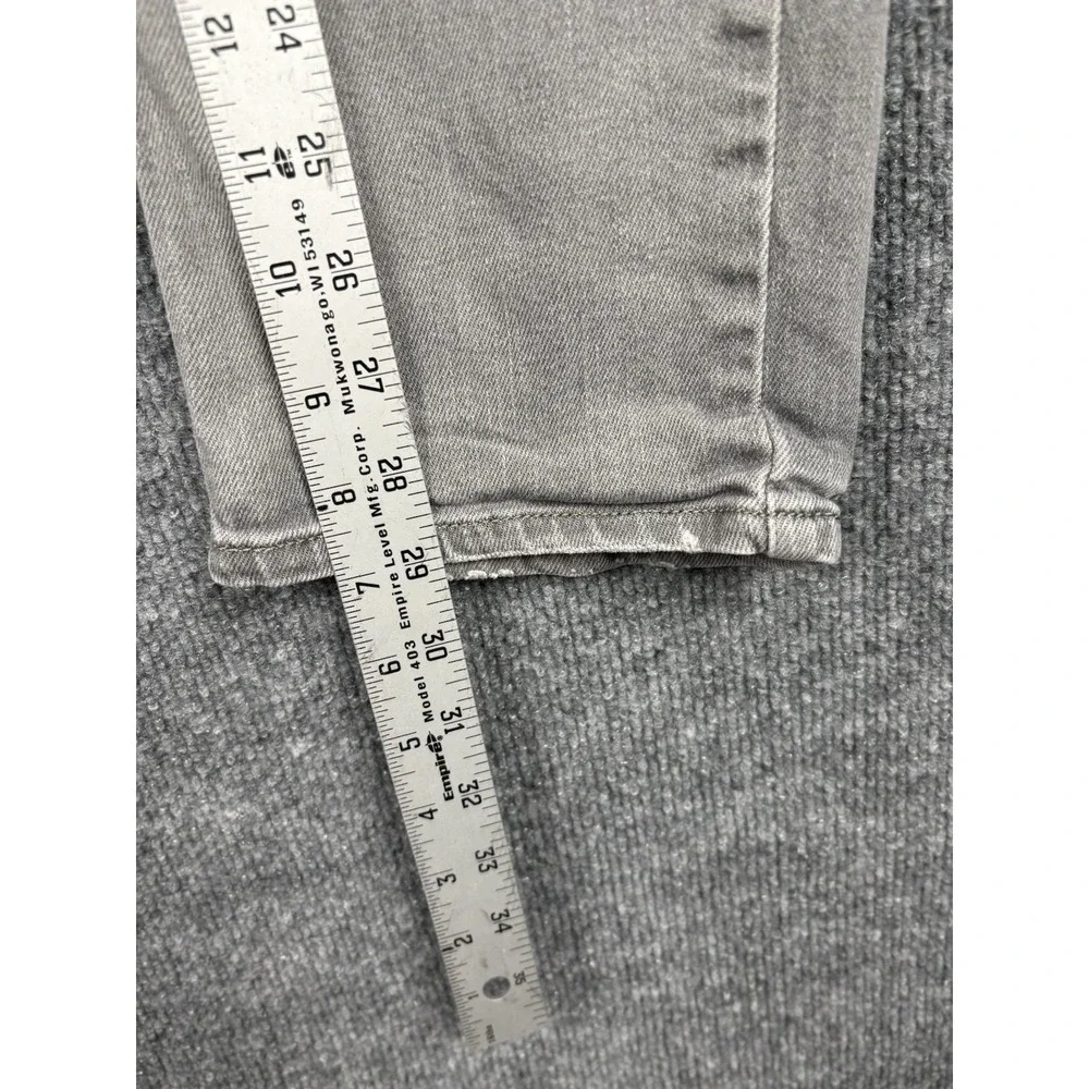 Diesel Waykee Jeans Mens 28x30 Gray 0839N Stretch Regular Straight Button Fly
